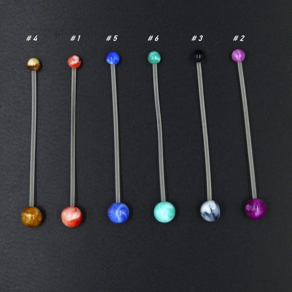 Navel Piercing ~ Acrylic Ball ~ Flexible ~ Pregnancy ~ Maternity